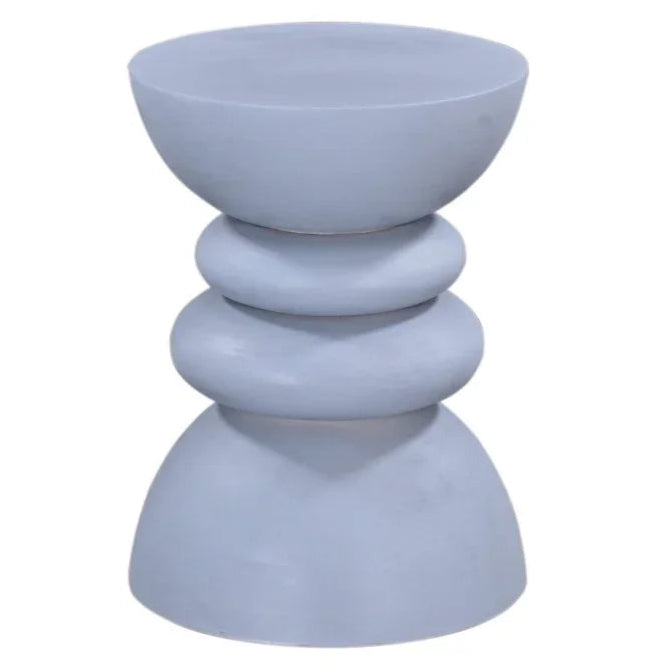 Cloud Concrete Round Accent Table - LOOMLAN - Bassett Mirror - Side Tables