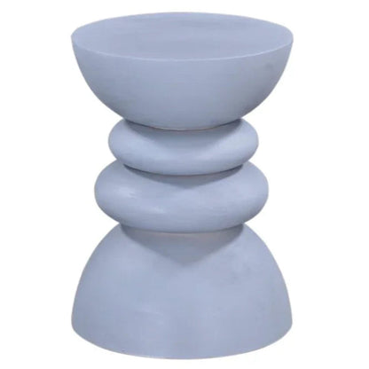 Cloud Concrete Round Accent Table - LOOMLAN - Bassett Mirror - Side Tables