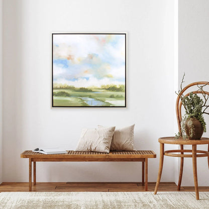 Cloudscape I Hand Assembled Canvas Art