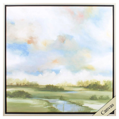 Cloudscape I Hand Assembled Canvas Art