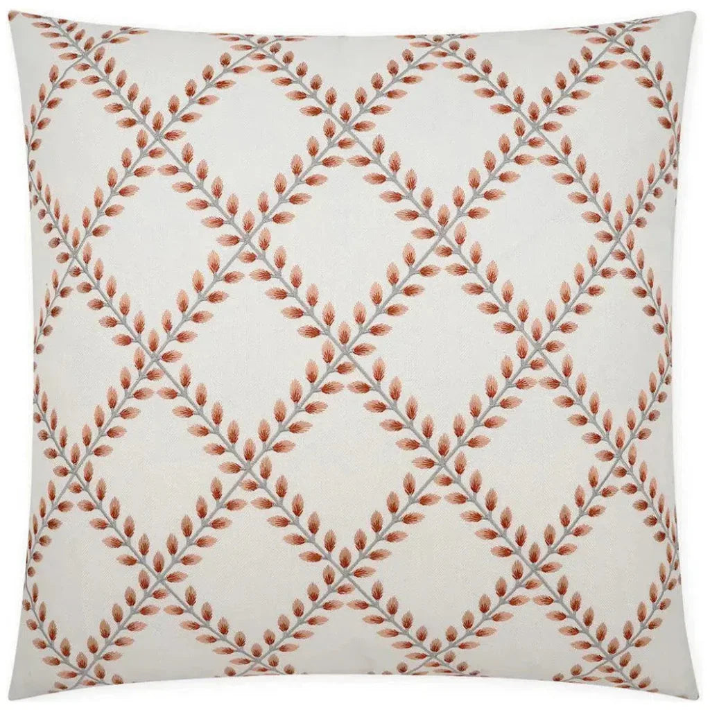 Clover Lane Coral Red Throw Pillow Insert - LOOMLAN - D.V. Kap - Throw Pillows