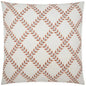 Clover Lane Coral Red Throw Pillow Insert - LOOMLAN - D.V. Kap - Throw Pillows