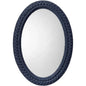 Club Cotton Rope Braided Oval Wall Mirror - LOOMLAN - Jamie Young - Wall Mirrors