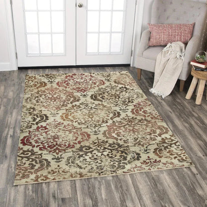Clur Medallion Brown Large Area Rugs For Living Room - LOOMLAN - LOOMLAN - Area Rugs
