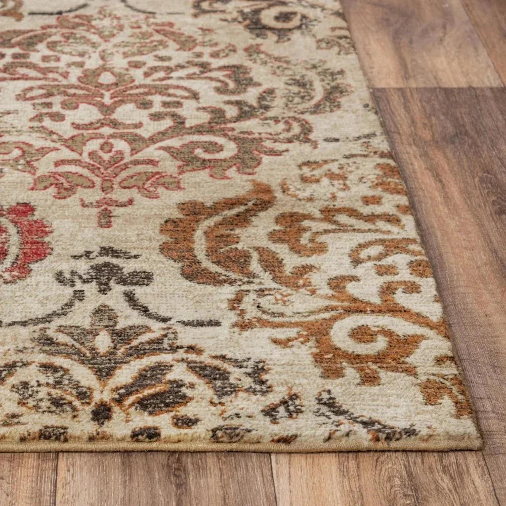 Clur Medallion Brown Large Area Rugs For Living Room - LOOMLAN - LOOMLAN - Area Rugs