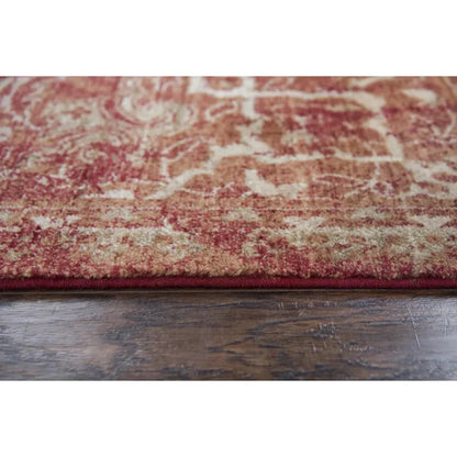 Coas Medallion Red Large Area Rugs For Living Room - LOOMLAN - LOOMLAN - Area Rugs