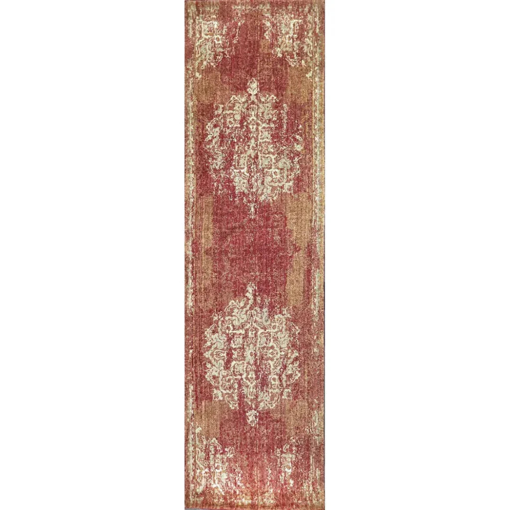 Coas Medallion Red Large Area Rugs For Living Room - LOOMLAN - LOOMLAN - Area Rugs