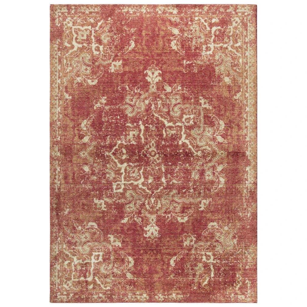 Coas Medallion Red Large Area Rugs For Living Room - LOOMLAN - LOOMLAN - Area Rugs