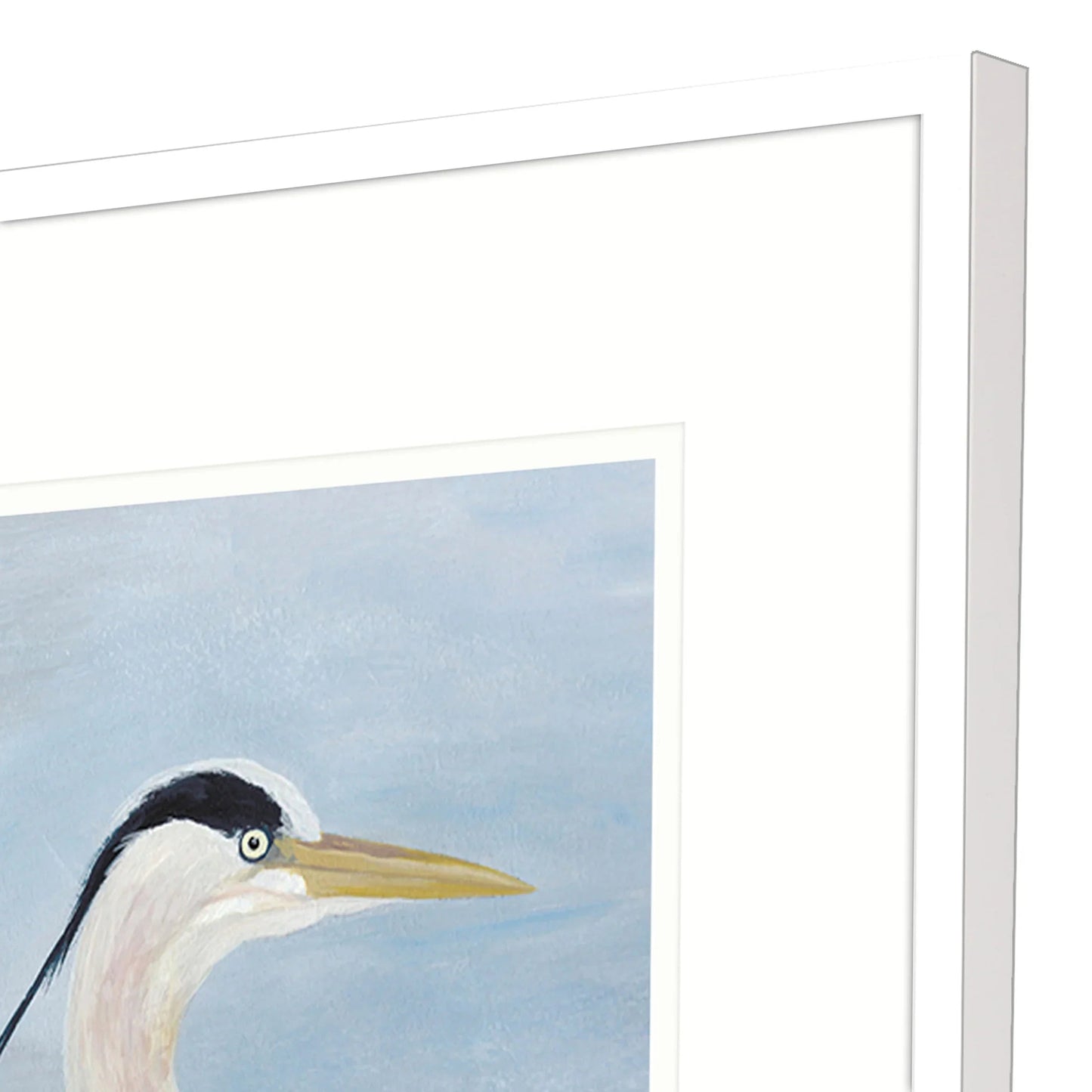 Coastal Calm Wood Blue Framed Wall Art