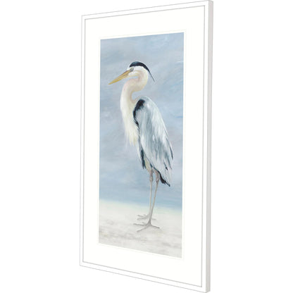 Coastal Calm Wood Blue Framed Wall Art