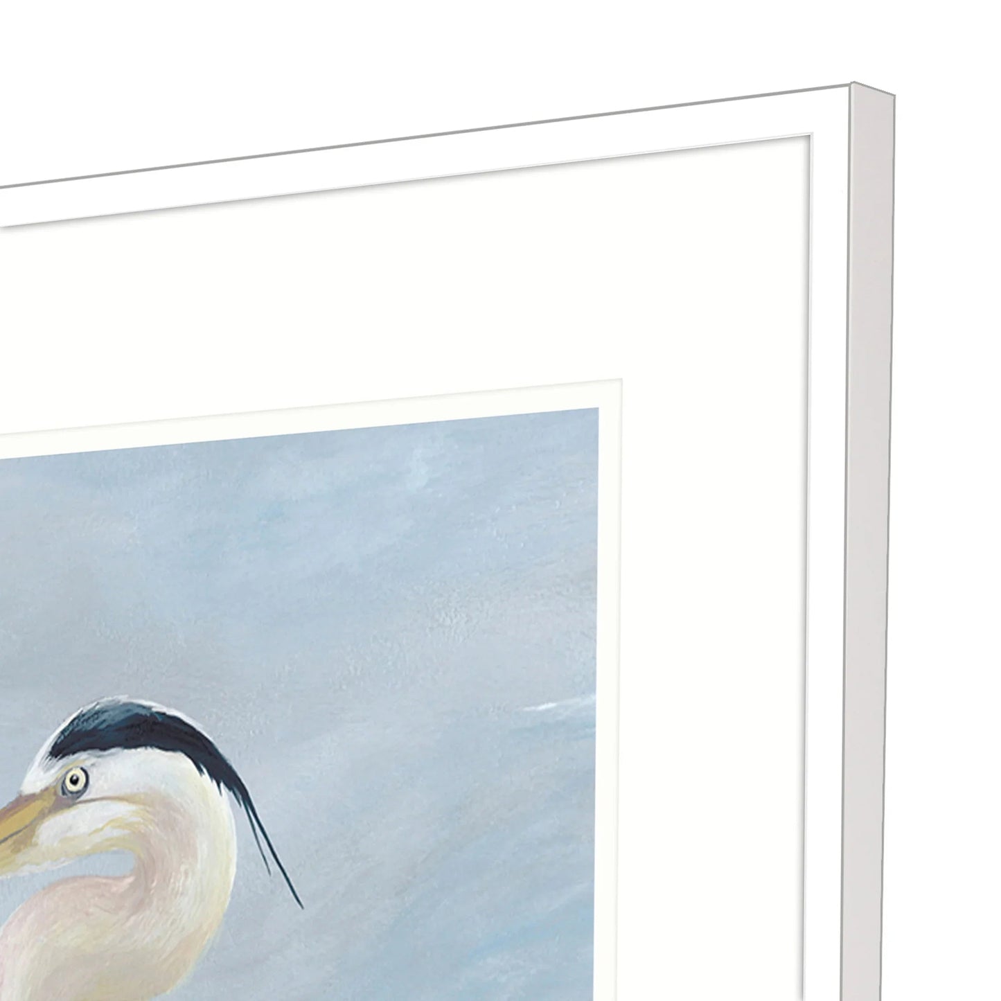 Coastal Calm Wood Blue Framed Wall Art