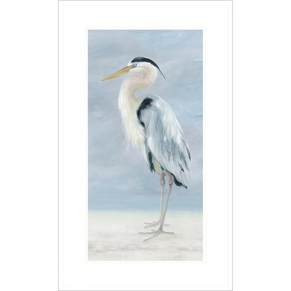 Coastal Calm Wood Blue Framed Wall Art