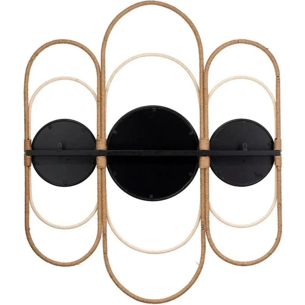 Coastal Natural Jute Rope Milo Decorative Wall Mirror - LOOMLAN - Jamie Young - Wall Mirrors