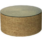 Coastal Natural Seagrass Round Harbor Coffee Table - LOOMLAN - Jamie Young - Coffee Tables