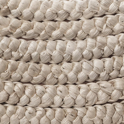 Coastal Round Seagrass Hand - Woven Meadow Wall Mirror - LOOMLAN - Jamie Young - Wall Mirrors