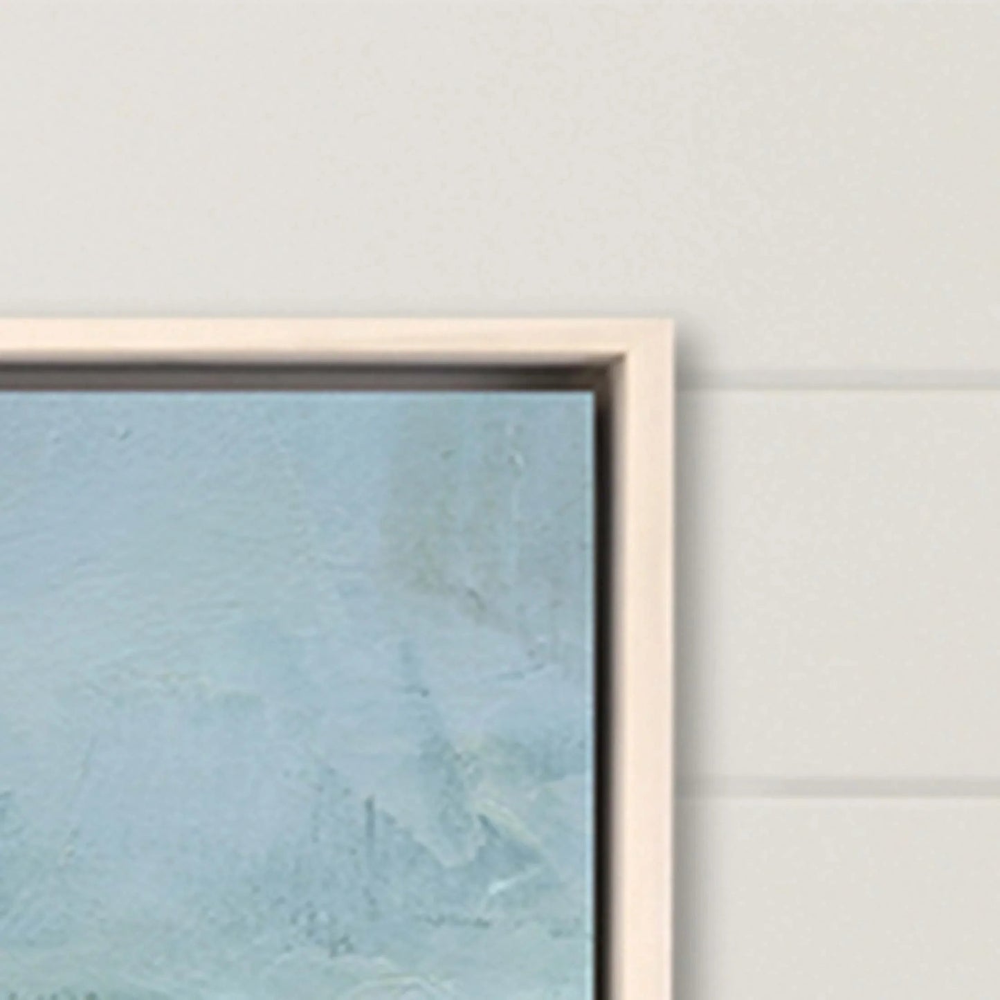 Coastal Sky Wood Frame Canvas Art