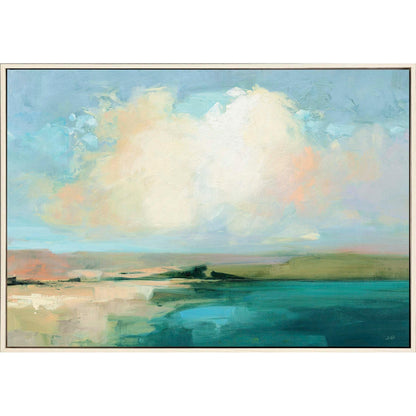 Coastal Sky Wood Frame Canvas Art