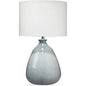 Coastal Style Blue Ceramic Levi Table Lamp - LOOMLAN - Jamie Young - Table Lamps