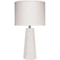Coastal Style Cream Ceramic High Rise Table Lamp - LOOMLAN - Jamie Young - Table Lamps