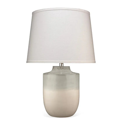 Coastal Style Cream Ceramic Lagoon Table Lamp - LOOMLAN - Jamie Young - Table Lamps