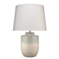 Coastal Style Cream Ceramic Lagoon Table Lamp - LOOMLAN - Jamie Young - Table Lamps