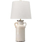 Coastal Style Cream Ceramic Piper Ceramic Table Lamp - LOOMLAN - Jamie Young - Table Lamps