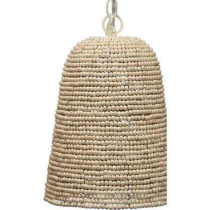 Coastal Style Cream Wood Iron Canal Pendant - LOOMLAN - Jamie Young - Pendants