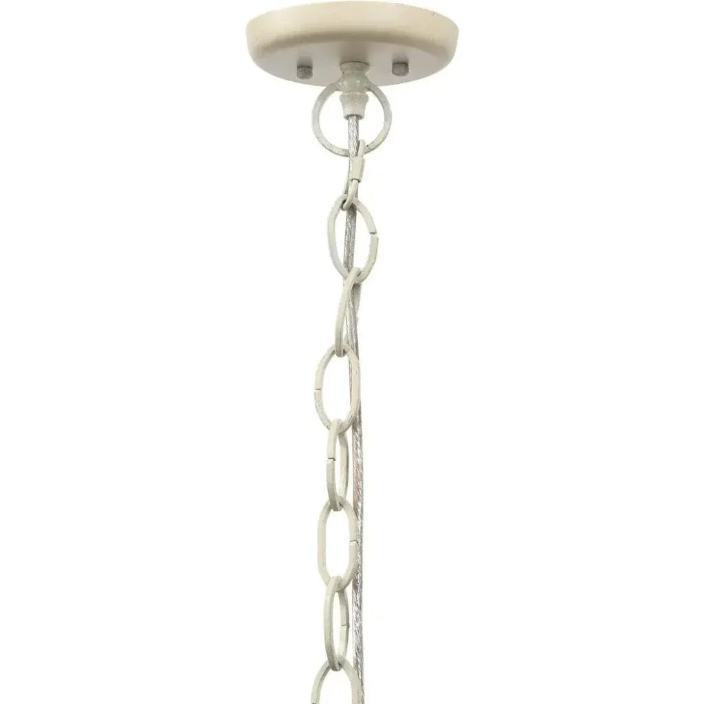 Coastal Style Cream Wood Iron Canal Pendant - LOOMLAN - Jamie Young - Pendants