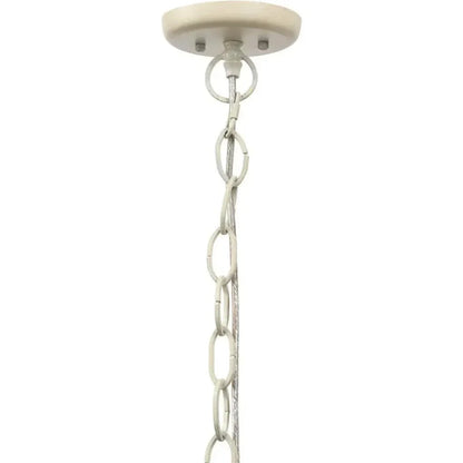 Coastal Style Cream Wood Iron Canal Pendant - LOOMLAN - Jamie Young - Pendants