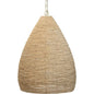 Coastal Style Cream Wood Iron Gulf Steam Pendant - LOOMLAN - Jamie Young - Pendants