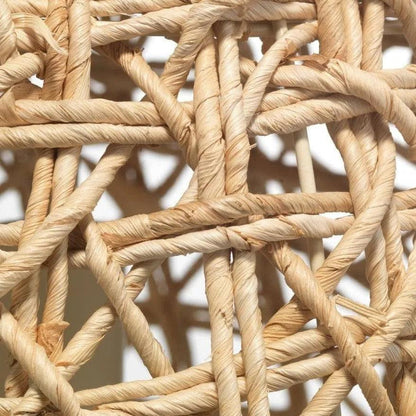 Coastal Style Natural Corn Straw Rope Netted Pendant - LOOMLAN - Jamie Young - Pendants