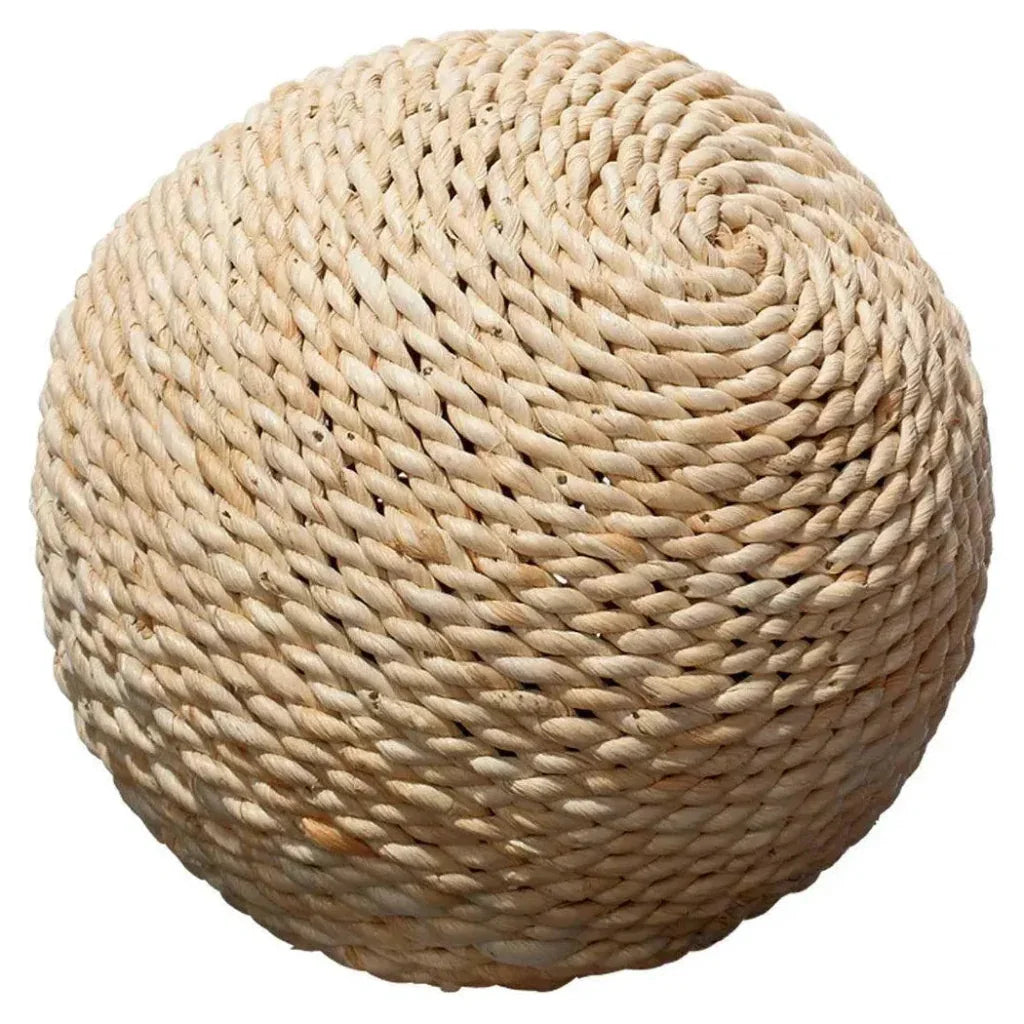 Coastal Style Natural Cornstraw Malibu Balls - LOOMLAN - Jamie Young - Statues & Sculptures