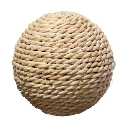 Coastal Style Natural Cornstraw Malibu Balls - LOOMLAN - Jamie Young - Statues & Sculptures