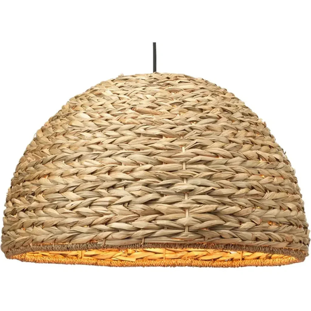 Coastal Style Natural Seagrass Shoreline Pendant - LOOMLAN - Jamie Young - Pendants