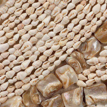 Coastal Style Natural Shells Big Wave Shell Wall Art-Framed Wall Art-Jamie Young-LOOMLAN