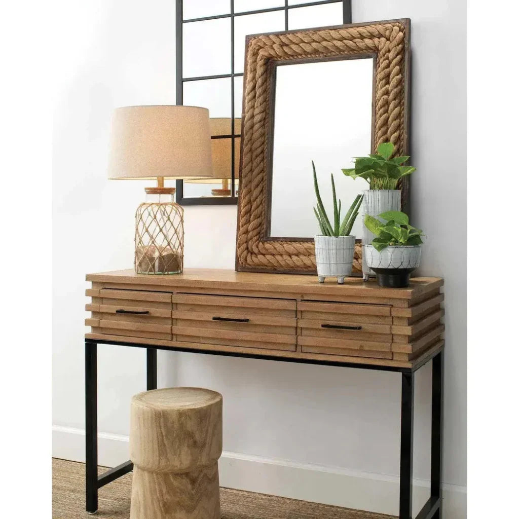 Coastal Style Rope Hugo Table Lamp - LOOMLAN - Jamie Young - Table Lamps