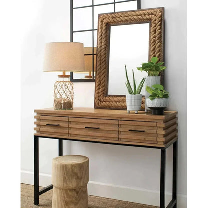 Coastal Style Rope Hugo Table Lamp - LOOMLAN - Jamie Young - Table Lamps