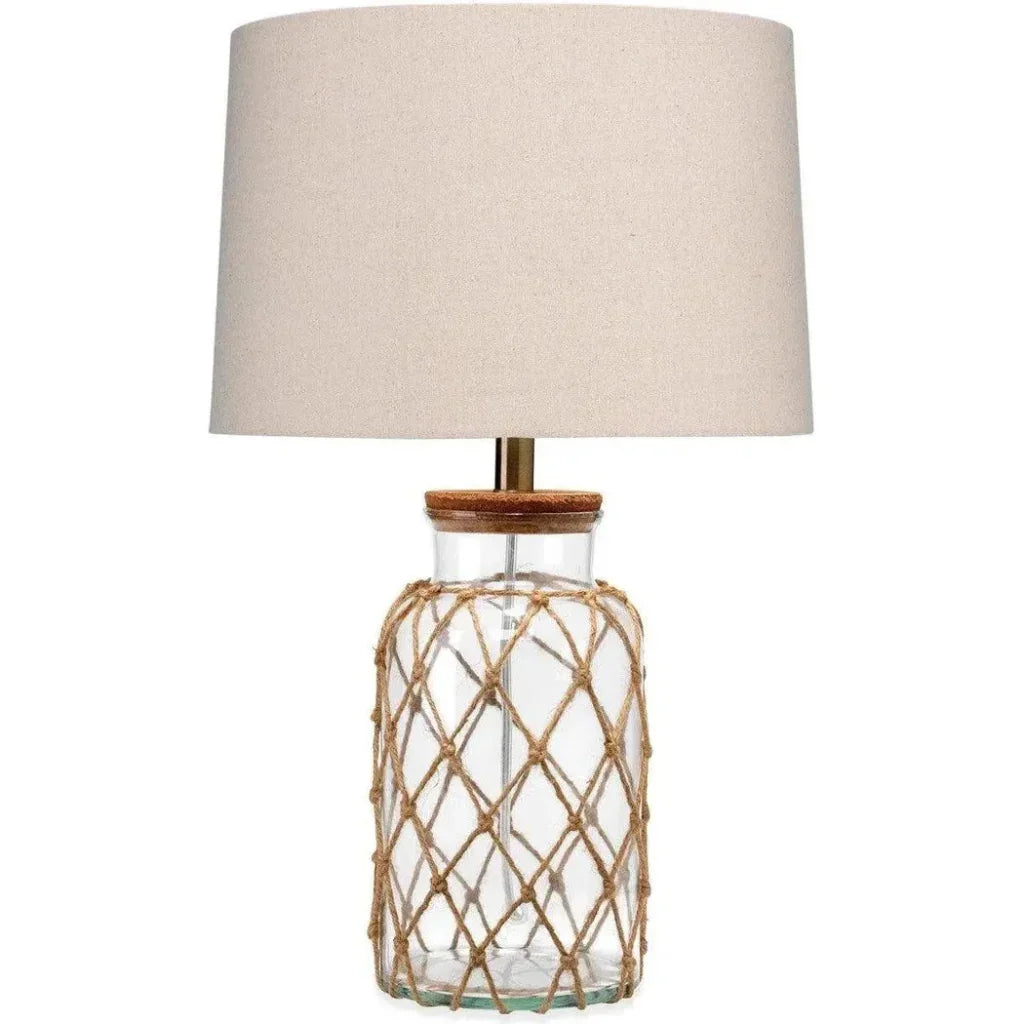 Coastal Style Rope Hugo Table Lamp - LOOMLAN - Jamie Young - Table Lamps