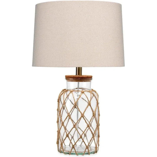 Coastal Style Rope Hugo Table Lamp - LOOMLAN - Jamie Young - Table Lamps