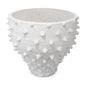 Coastal Style White Ceramic Spike Vase - LOOMLAN - Jamie Young - Vases & Jars