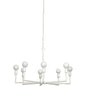Coastal Style White Gesso Mid - Century Park Chandelier - LOOMLAN - Jamie Young - Chandeliers