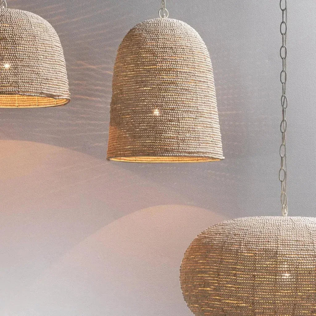 Coastal Style Wood Iron Waterfront Pendant - LOOMLAN - Jamie Young - Pendants