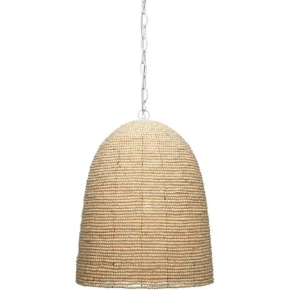 Coastal Style Wood Iron Waterfront Pendant - LOOMLAN - Jamie Young - Pendants