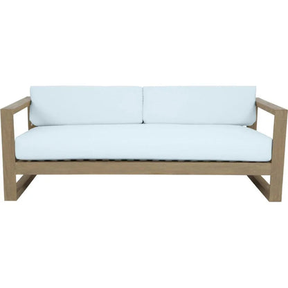 Coastal Teak Sunbrella Outdoor Couch - LOOMLAN - Sunset West - Outdoor Sofas & Loveseats
