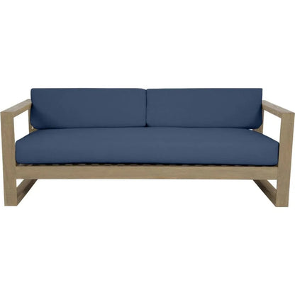 Coastal Teak Sunbrella Outdoor Couch - LOOMLAN - Sunset West - Outdoor Sofas & Loveseats