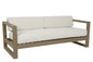 Coastal Teak Sunbrella Outdoor Couch - LOOMLAN - Sunset West - Outdoor Sofas & Loveseats