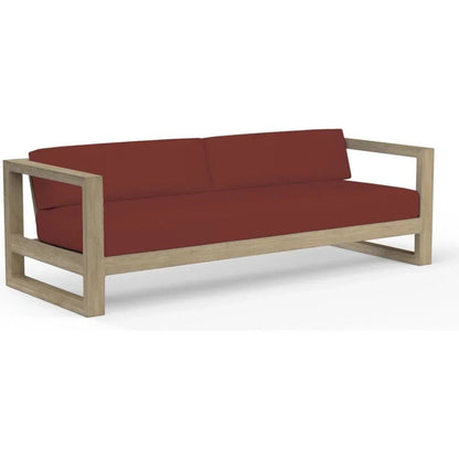 Coastal Teak Sunbrella Outdoor Couch - LOOMLAN - Sunset West - Outdoor Sofas & Loveseats