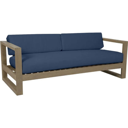 Coastal Teak Sunbrella Outdoor Couch - LOOMLAN - Sunset West - Outdoor Sofas & Loveseats