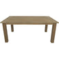 Coastal Teak Timeless Outdoor Dining Table-Outdoor Dining Tables-Sunset West-Rectangle-LOOMLAN