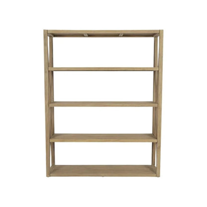 Coastal Teak Verticle X Outdoor Etagere-Etageres-Sunset West-LOOMLAN